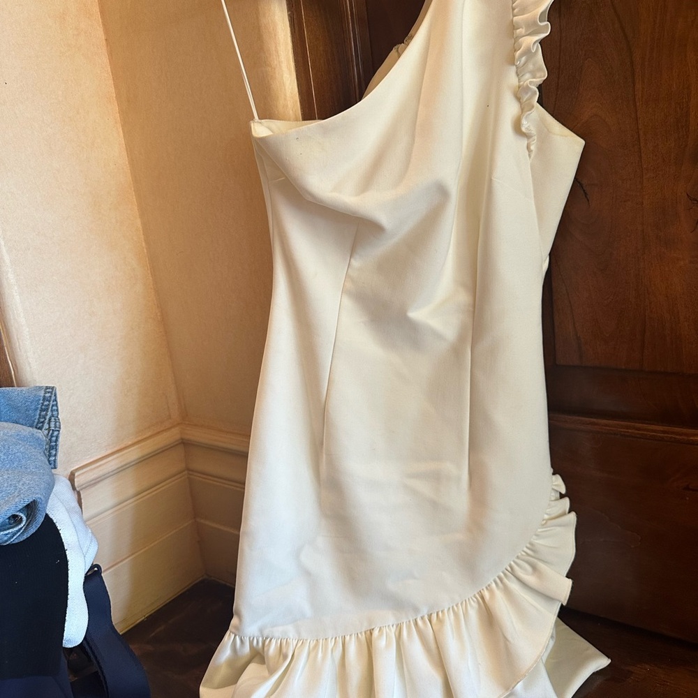 Cinq à Sept Cream Dress - soleil dress